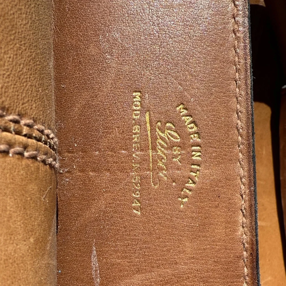Gucci vintage Brown Leather Bag/Suitcase